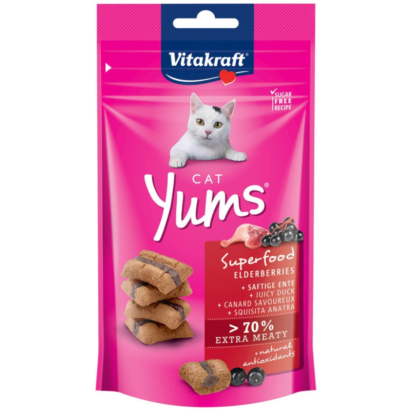VITAKRAFT Cat Yums Superfood bezinky 40 g