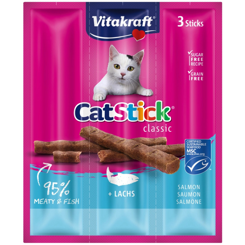 Vitakraft Cat Stick losos 3x6 g