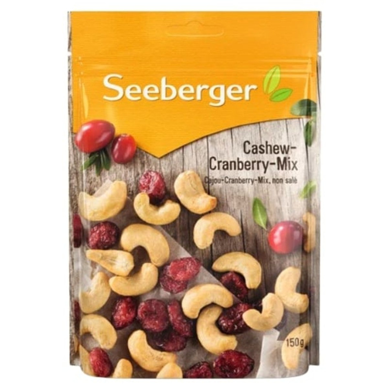 Seeberger Kešu a brusinky mix