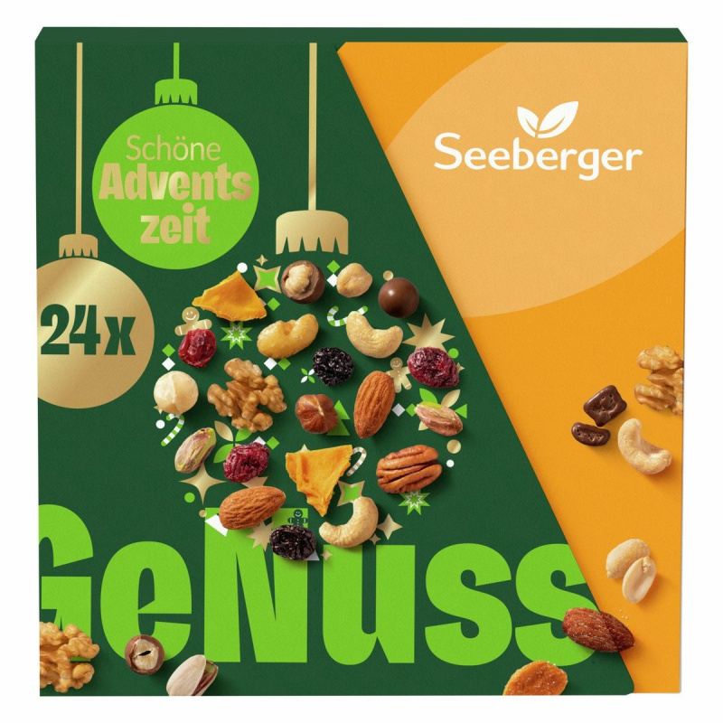 Seeberger Adventní kalendář s ořechy