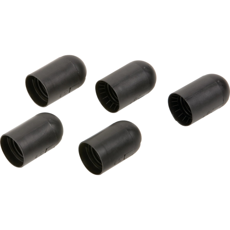 OBI Objímka žárovky E27 černá, 5 ks