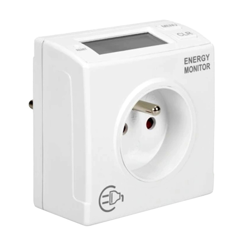 Měřič energie kompaktní, bílá