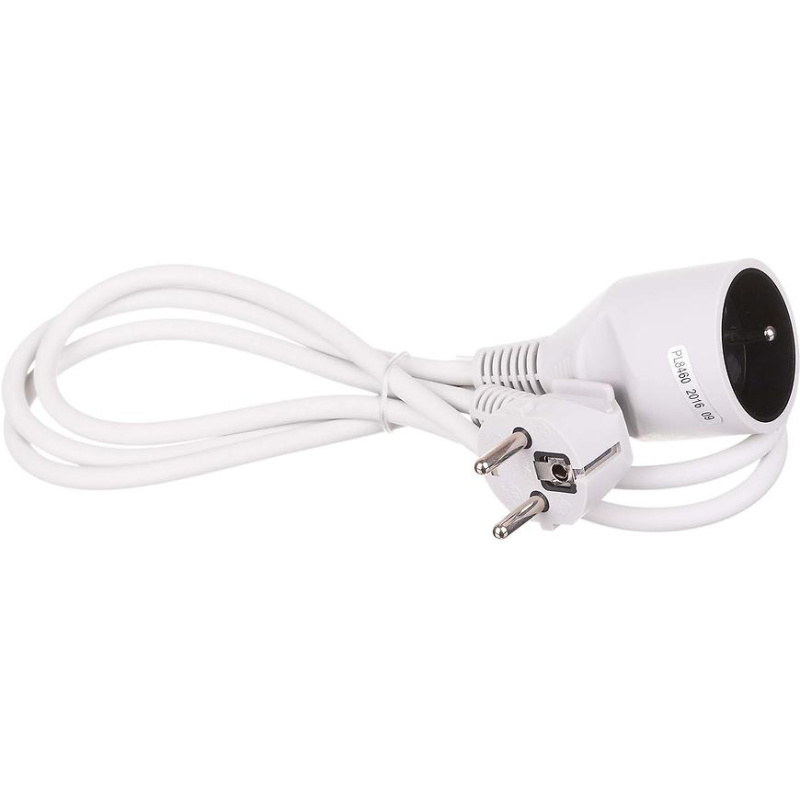 Prodlužovací kabel 1G zásuvka 3X1 Z/U 1,5M 28221 šedý