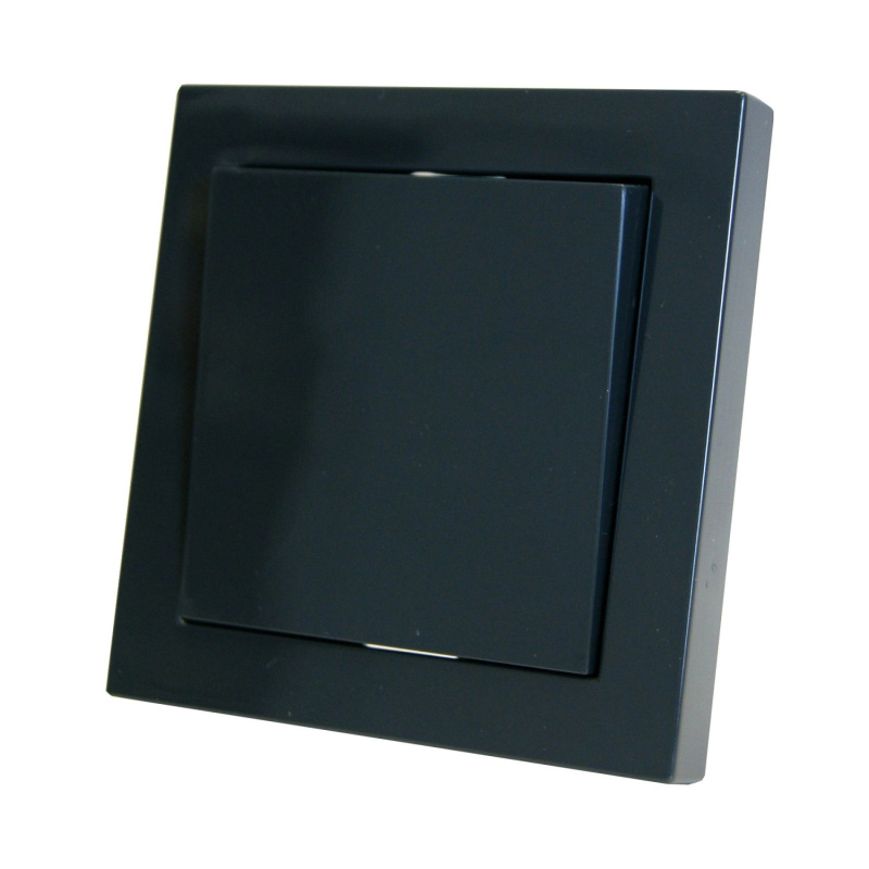 Vypínač CUBUS křížový, grafitový