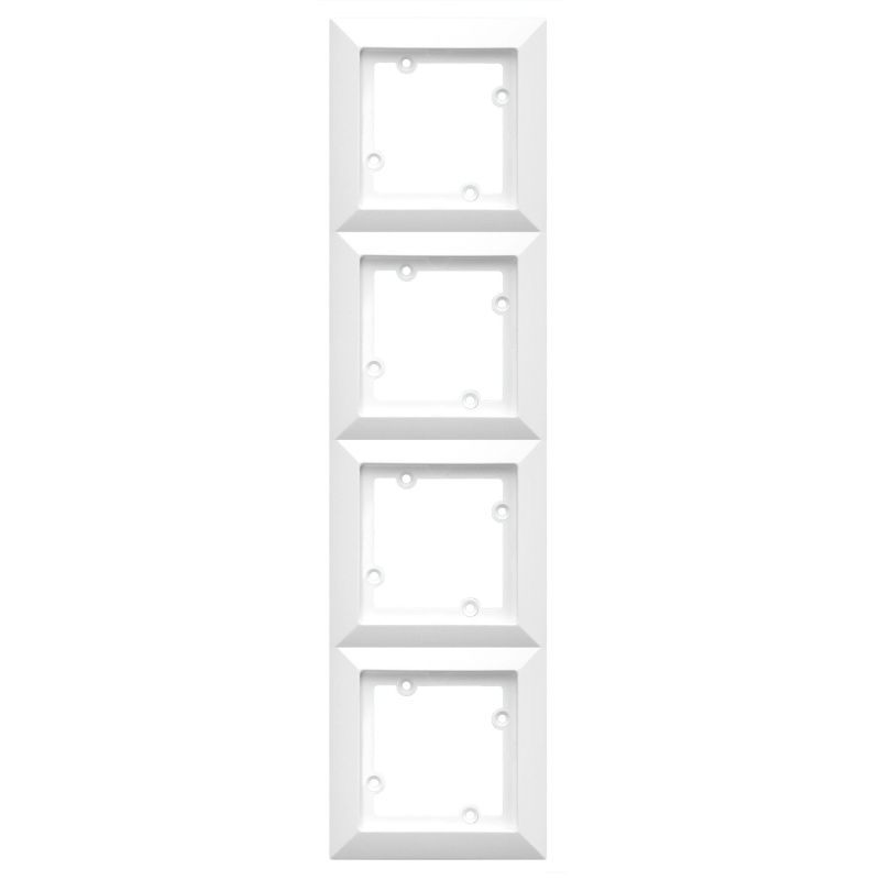 Rámeček 4-násobný Pola, bílá