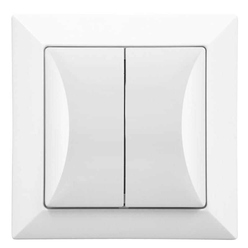 Spínač žaluziový Pola, bílá