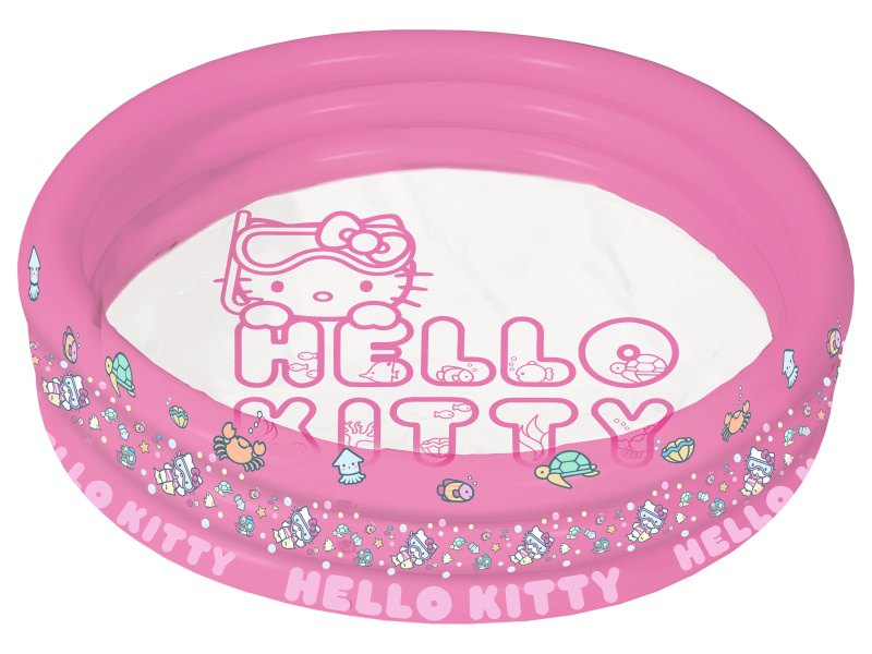Happy People Dětský bazének Hello Kitty, 3 prsteny, 122 cm