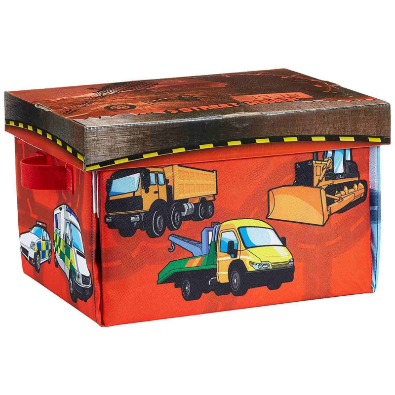 Happy people hrací podložka město a skládací box 2v1, 78 x 70 cm