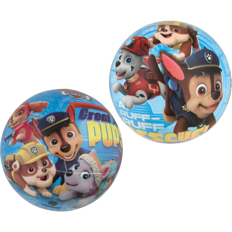 Plastový míč Tlapková patrola, různé druhy, 1 ks, pr. 14 cm