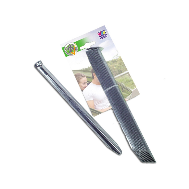 Happy People Stanové kolíky, kovové pozinkované, 10 ks, 23 cm