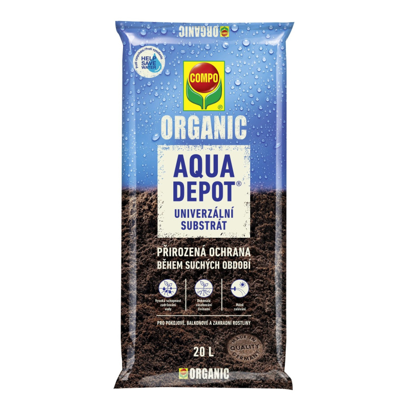 COMPO ORGANIC Univerzální substrát AQUA-DEPOT 20 l