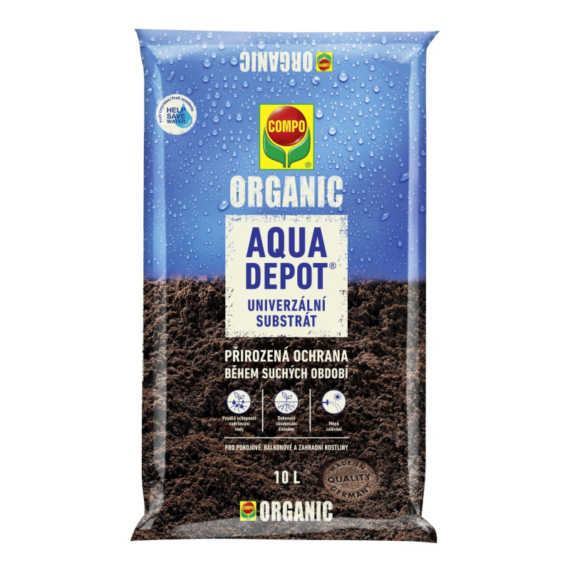 COMPO ORGANIC Univerzální substrát AQUA-DEPOT 10 l