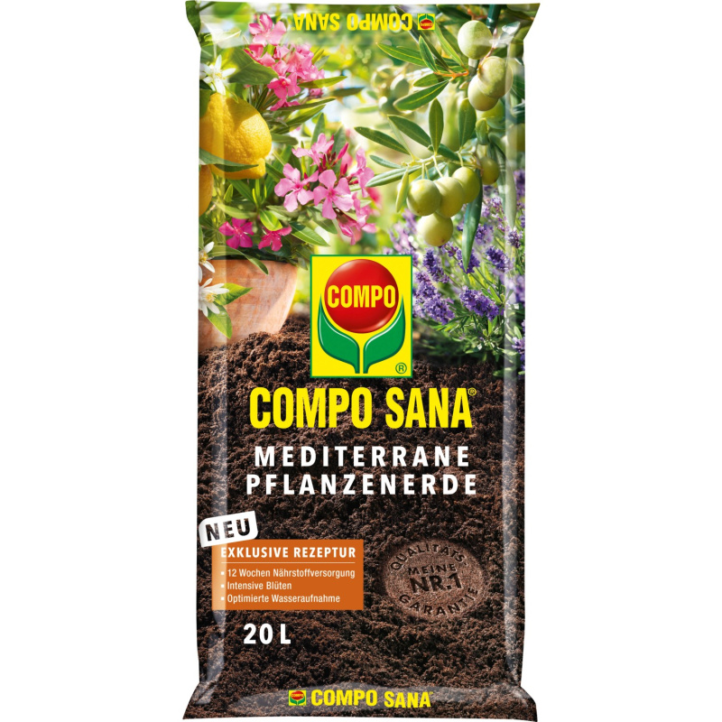 COMPO SANA Substrát pro středomořské rostliny, 20 l
