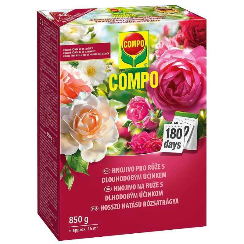 COMPO Hnojivo pro růže s dlouhodobým účinkem 850 g