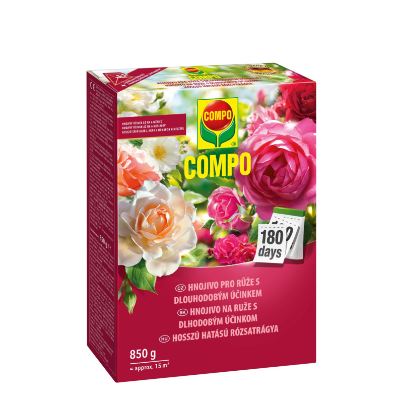 COMPO Hnojivo pro růže s dlouhodobým účinkem 850 g