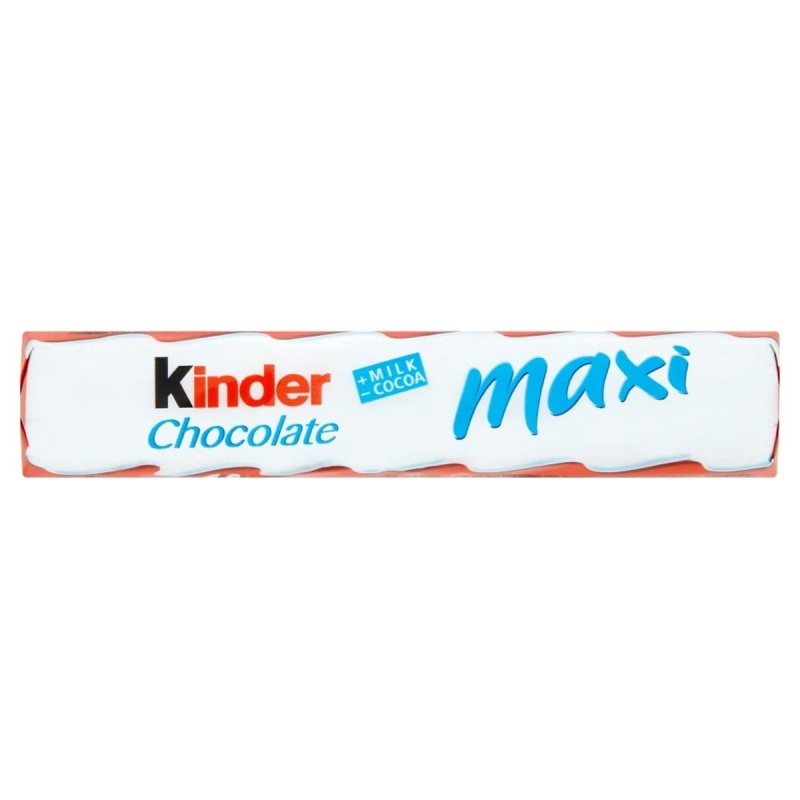 Kinder Maxi tyčinka z mléčné čokolády s mléčnou náplní