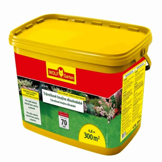 WOLF-Garten LD-A 300 - trávníkové hnojivo dlouhodobé 70 dní (300 m2)