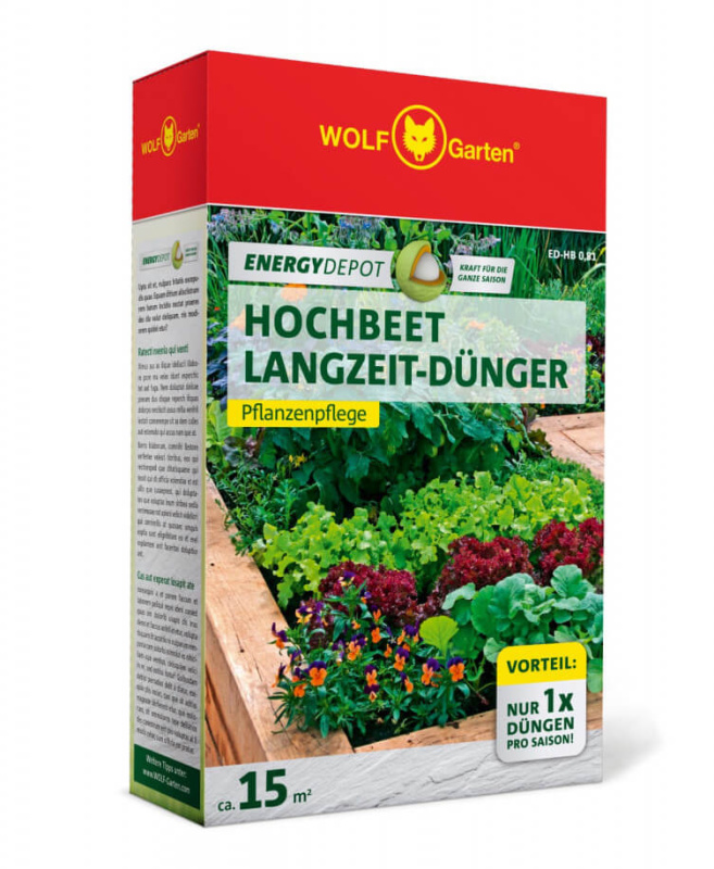 WOLF-Garten ENERGY Depot ED-BK dlouhodobé hnojivo pro balkónové rostliny 0,81 kg