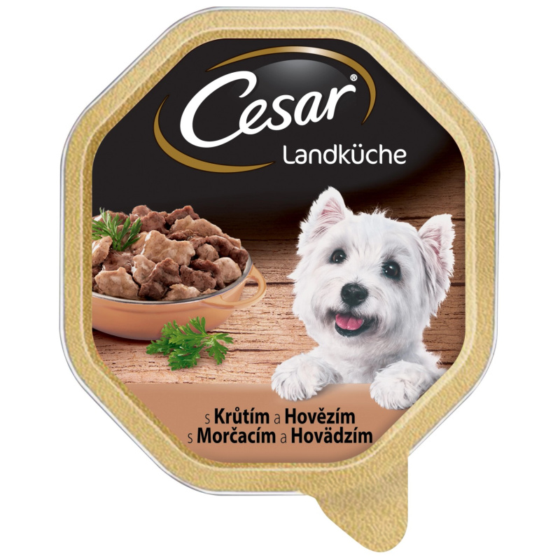 Cesar krůtí a hovězí 150 g