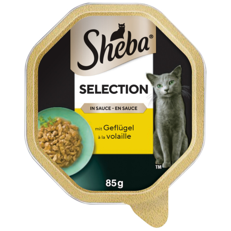 Sheba vanička Drůbeží kousky ve šťávě 85g