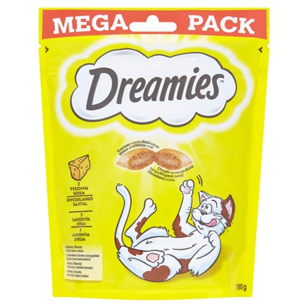 Dreamies kočka pochoutka Mega Pack se sýrem  180g