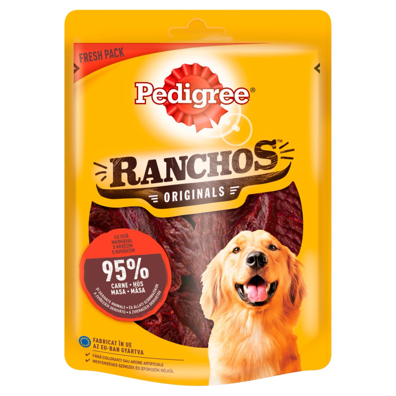 Pedigree Pochoutka Ranchos hovězí  70g