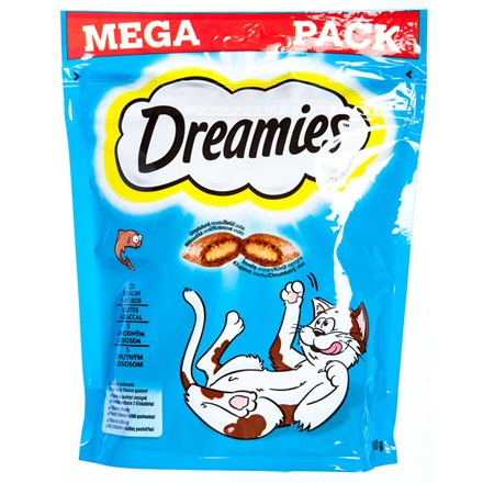 Dreamies kočka pochoutka Mega Pack s lososem  180g