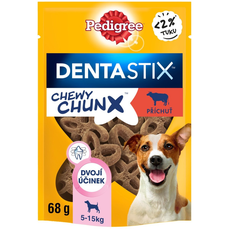 Pedigree Dentastix Chewy Chunx hovězí pamlsky mini pro psy
