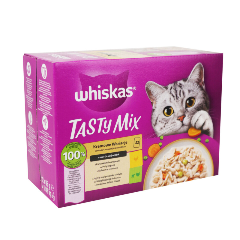 Whiskas kapsička mp creamy creations ve šťávě @12x85g