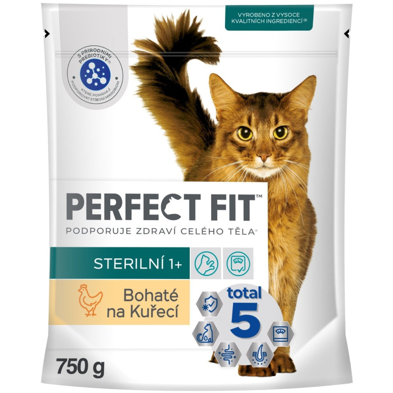 Perfect Fit Sterile Granule pro dospělé kastrované kočky – bohaté na kuře