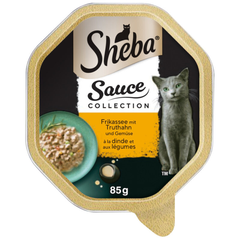 Sheba vanička Krůtí se zeleninou ve šťávě 85g