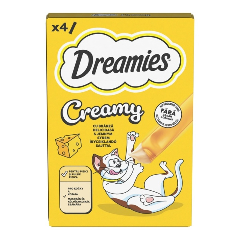 Dreamies pochoutka creamy se sýrem 40g