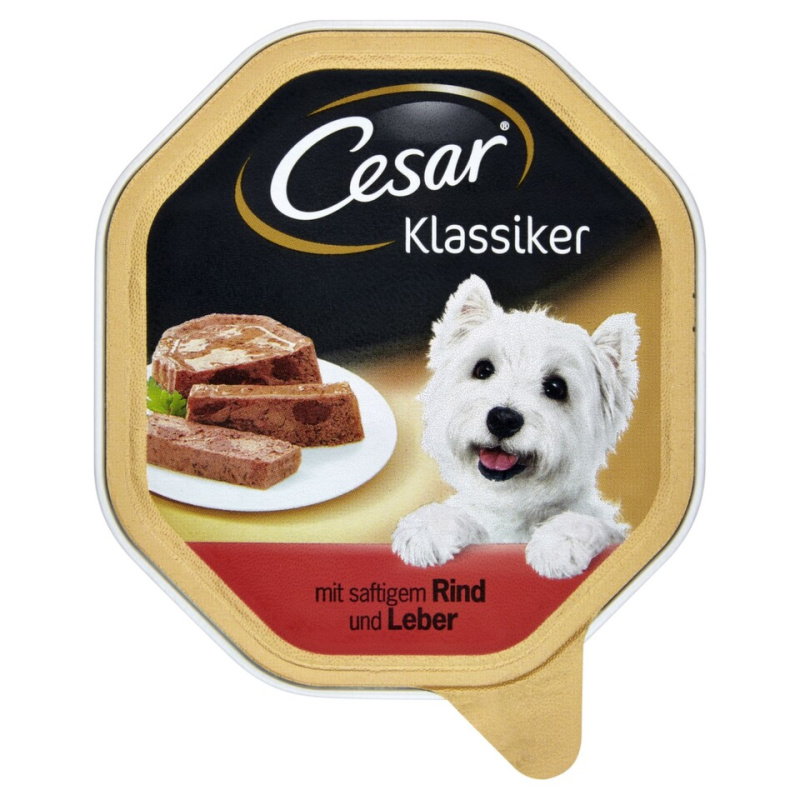 Cesar vanička hovězí paštika s játry 150 g