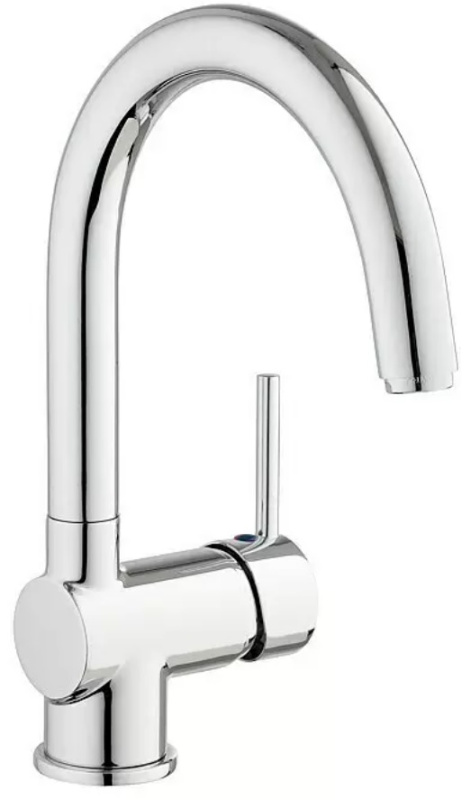German Dřezová baterie Palma / výška 31,2 cm / mosaz / chrom Varianta: ivi1
