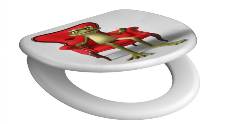 FROG KING WC sedátko z duroplastu se systémem jemného dovírání