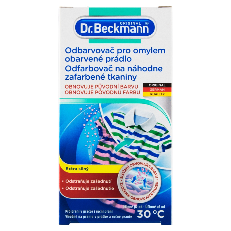 Dr.Beckmann Odbarvovač na omylem obarvené prádlo 75 g