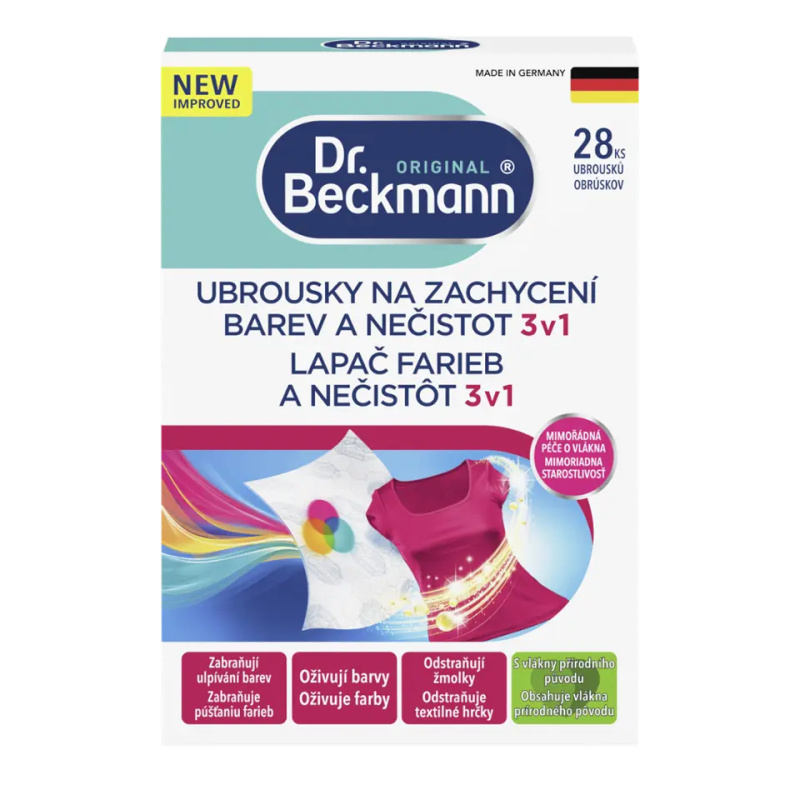 Dr. Beckmann Ubrousky na zachycení barev a nečistot