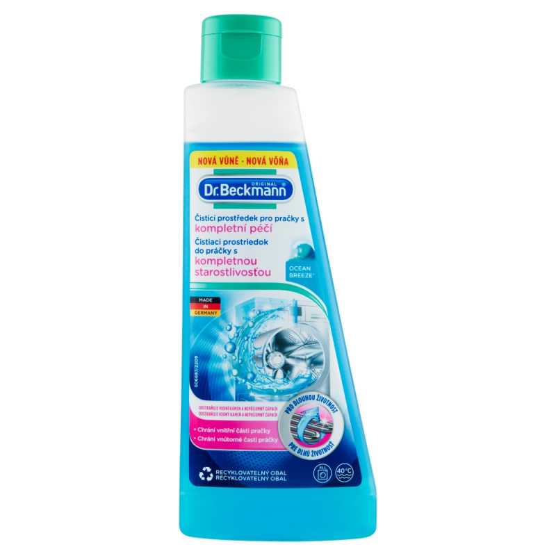 Dr. Beckmann Čistič pračky pro kompletní péči Ocean Breeze®