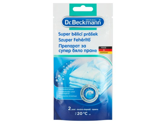 Dr.Beckmann Super bělicí prací prášek 2 dávky 80 g
