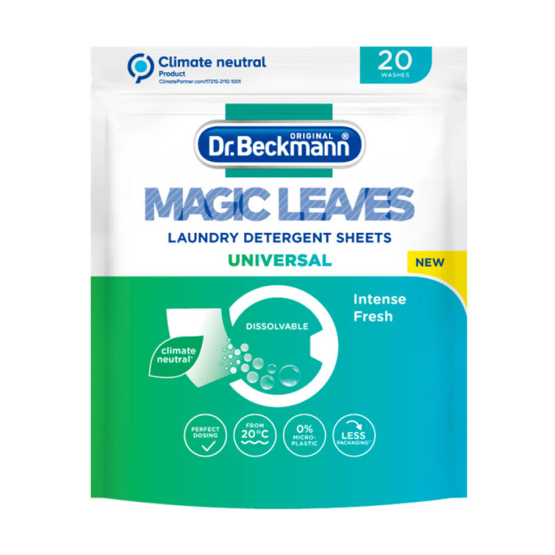 DR.BECKMANN Magic Leaves Universal Intense Fresh Prací ubrousky 20 kusů