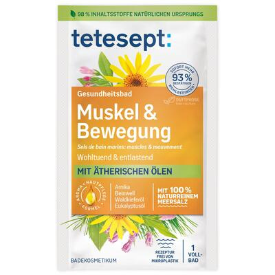 TTETESEPT Svaly a pohyb mořská sůl 80 g