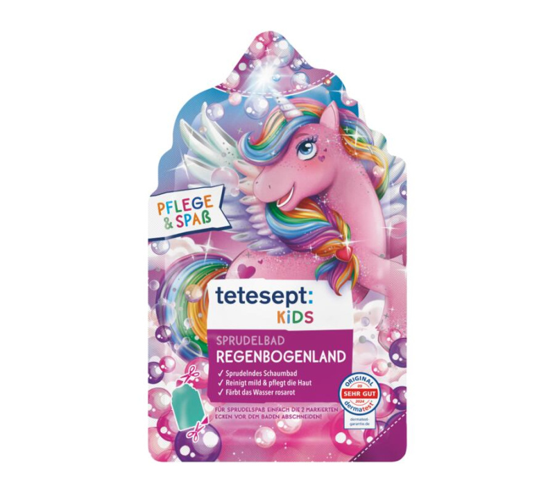 Tetesept Bath Rainbow world koupelová pěna pro děti 40 g