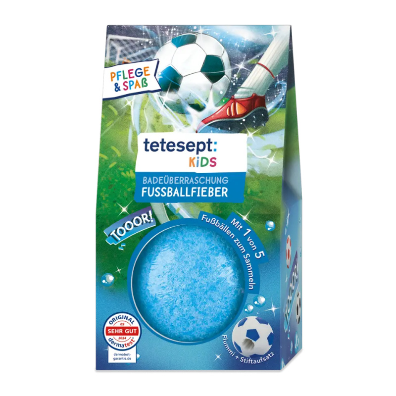 Tetesept Kids Fotbalová horečka koupelová koule 140 g