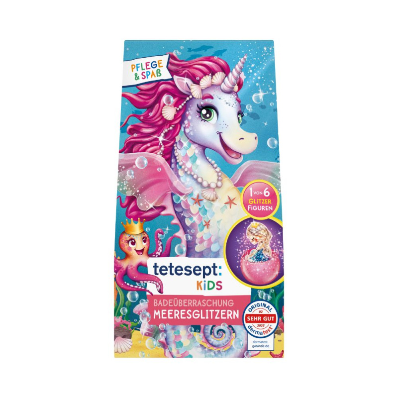 TETESEPT Koupelová koule mořský třpyt, 173 g