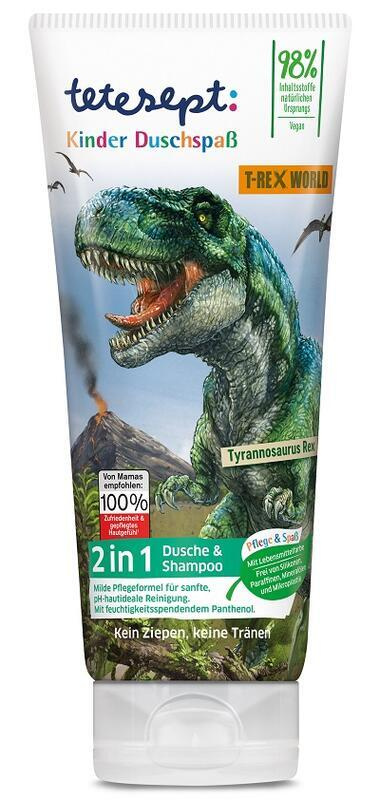 Tetesept Dinosaurus 2v1 sprchový gel a šampon 200 ml