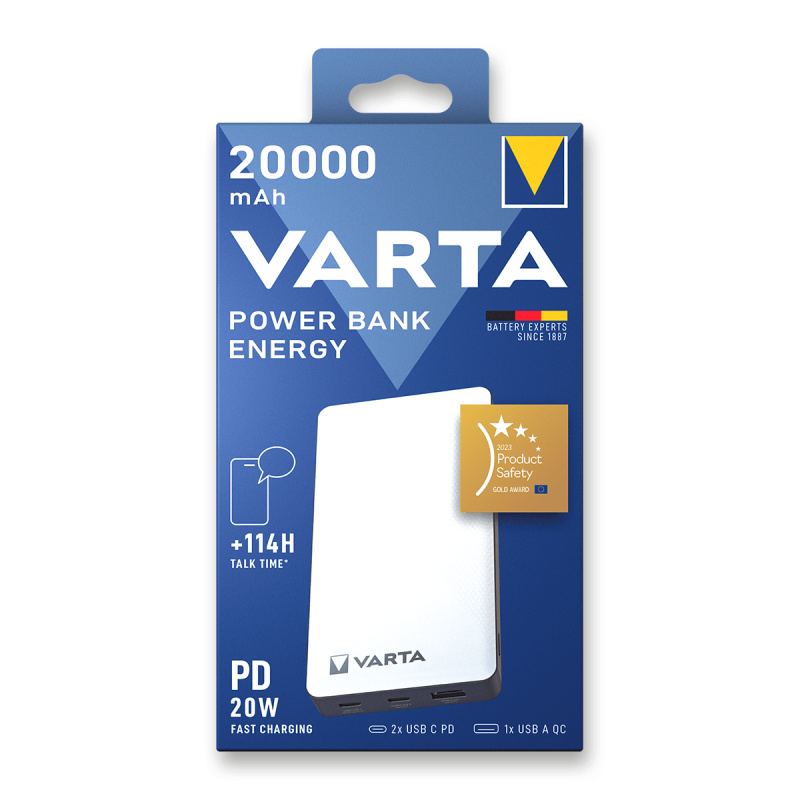 Varta Energy - powerbanka - 20 000 mAh