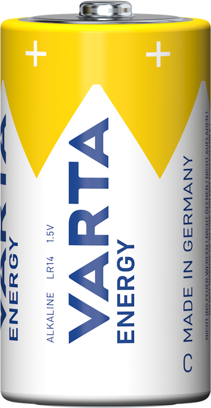 VARTA Energy 4114229422 Baterie C, 2 ks