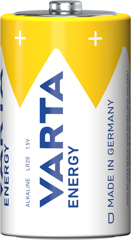 VARTA Energy 4120229422 Baterie D, 2 ks