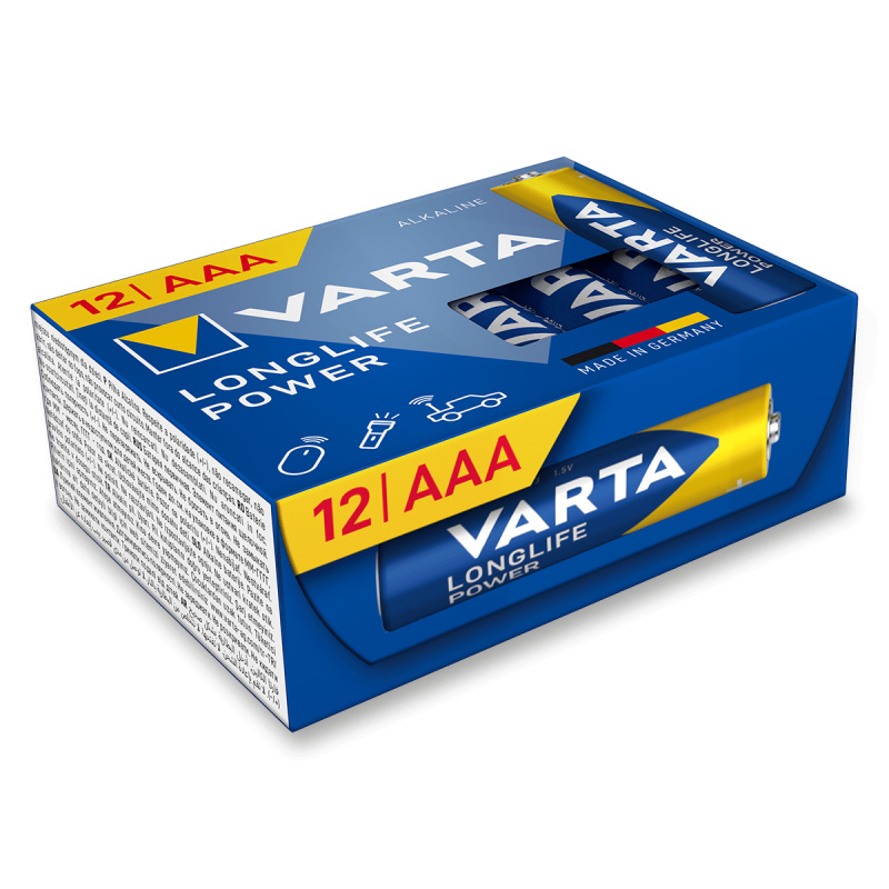 Varta Longlife - baterie - AAA, 12 ks
