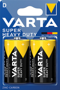 Zinkouhlíková baterie D (R20) monočlánek VARTA Superlife
